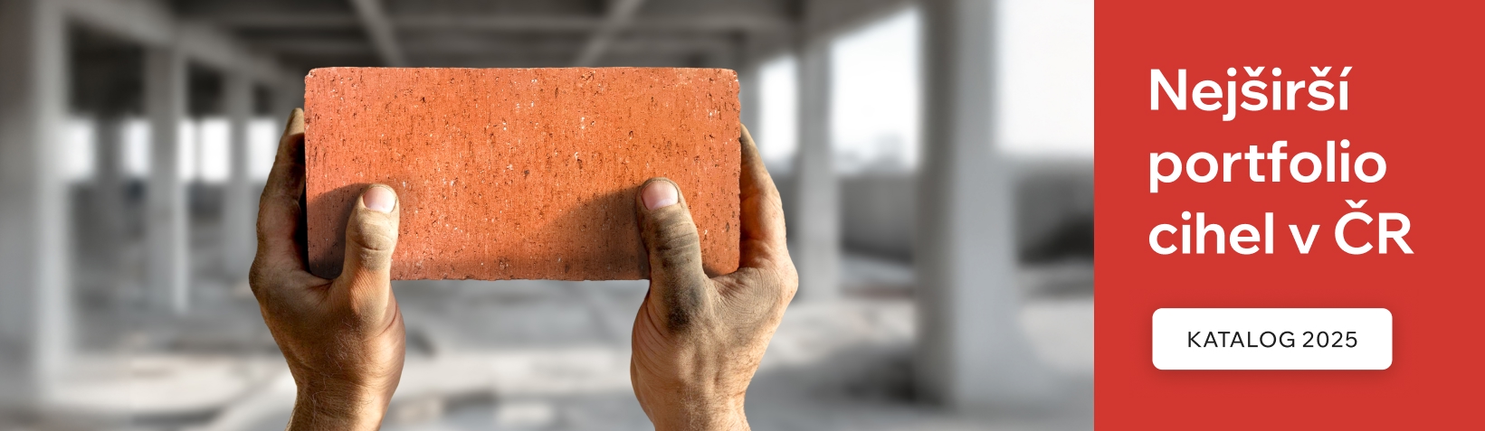 Nejširší portfolio cihel v ČR