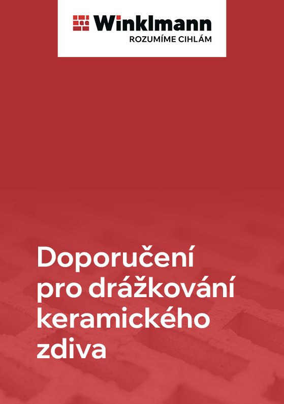 Doporučení pro drážkování keramického zdiva