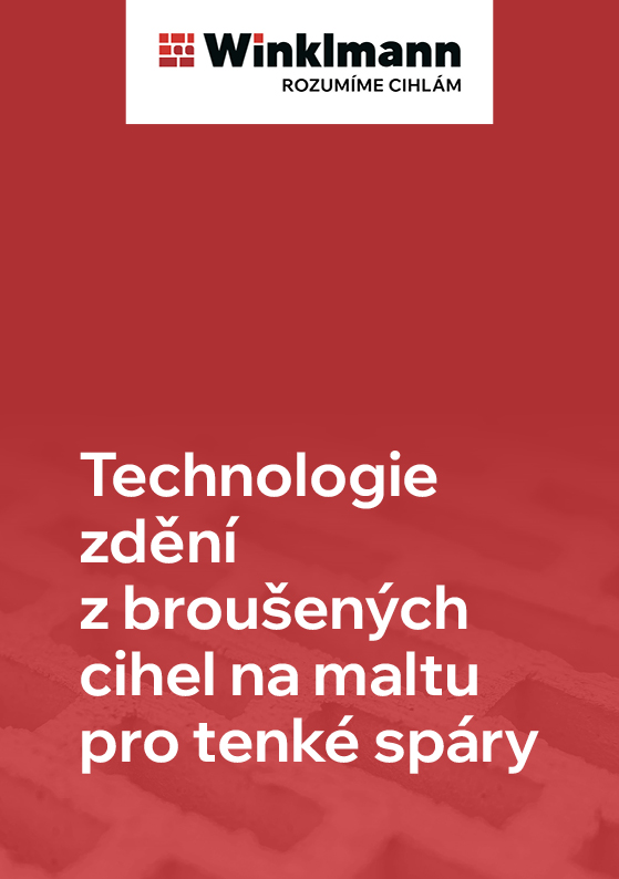 Technologie zdění z broušených cihel na maltu pro tenké spáry