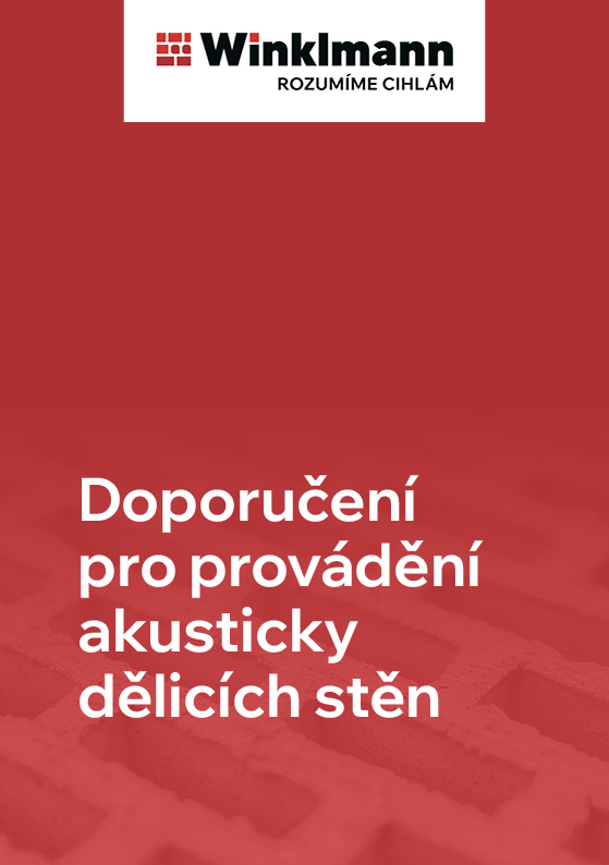 Doporučení pro provádění akusticky dělicích stěn